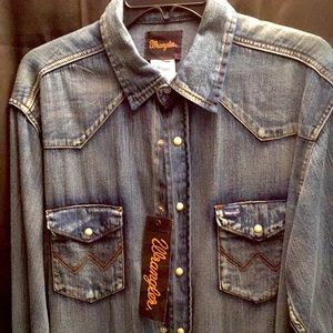 Wrangler Western Denim Shirt